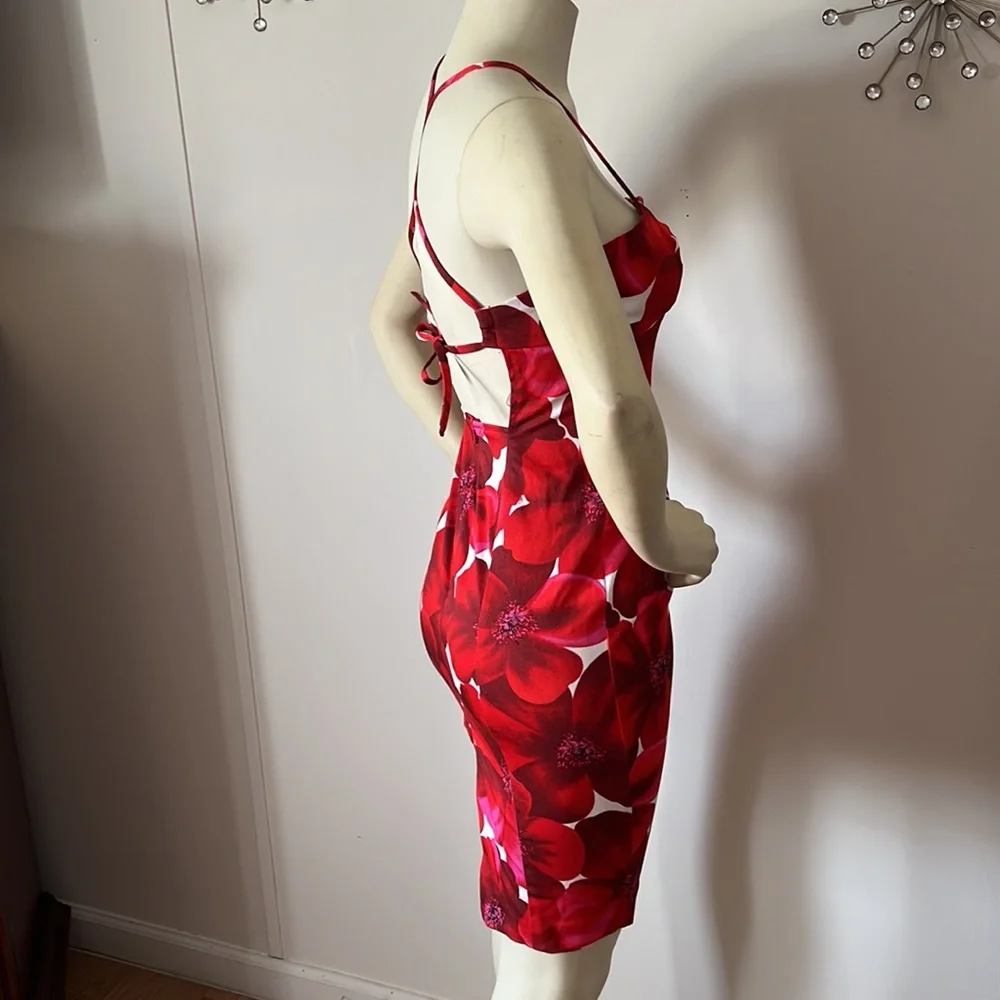 GUESS U.S.A Fitted Flower 🌺 Print Dress - Picture 3 of 12